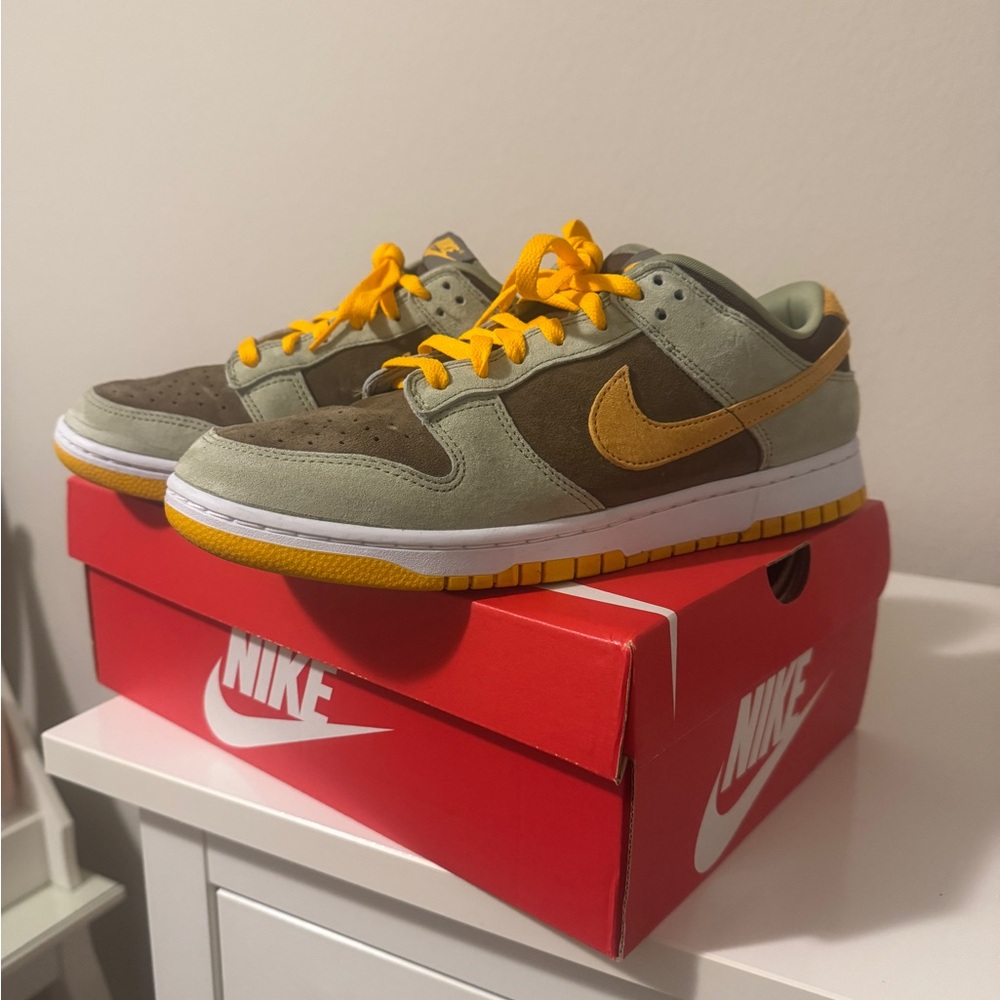 Nike Kids Shoes - Green and Yellow